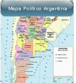 Mapa politico Argentina