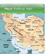 Mapa politico de Irán